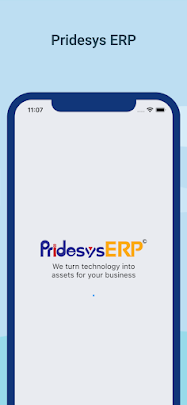 Pridesys ERP - Main Enterprise Mobile Dashboard